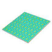 modern kleurig patroon tegeltje (Zijkant)