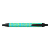 modern kleurig patroon zwarte inkt pen (Achterkant)
