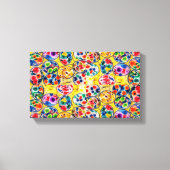 Modern kleurrijk Abstract Canvas Afdruk (Voorkant)