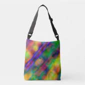 Modern kleurrijk abstract ontwerp crossbody tas (Voorkant)