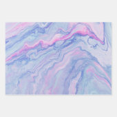 Modern kleurrijk Abstract patroon met marmer verf Inpakpapier Vel (Voorkant)