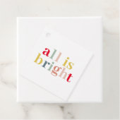 Modern kleurrijk alles is helder | Happy Holiday Bedankjes Labels (In situ)