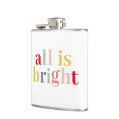 Modern kleurrijk alles is helder | Happy Holiday Heupfles (Links)