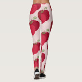 Modern kleurrijk Apple patroon legging ontwerp (Achterkant)