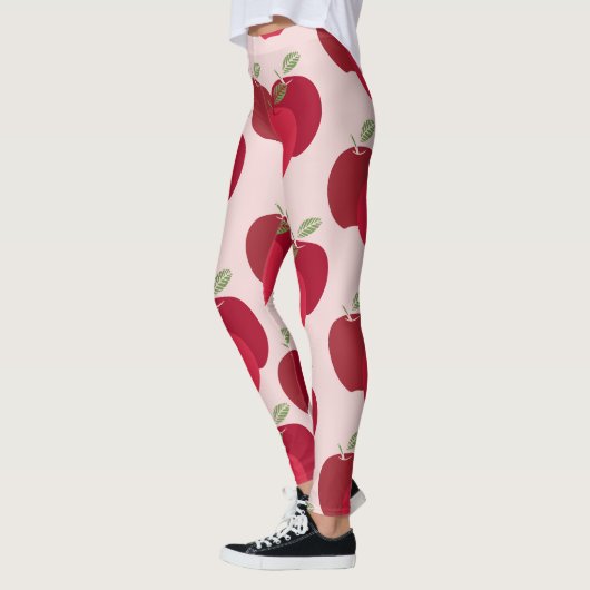 Modern kleurrijk Apple patroon legging ontwerp (Links)