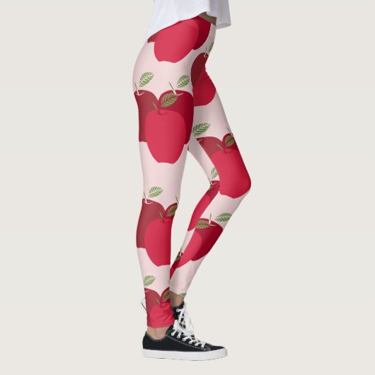 Modern kleurrijk Apple patroon legging ontwerp (Rechts)
