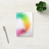 Modern kleurrijk blauw Paars rood Sinaasappel Post-it® Notes (Kantoor)