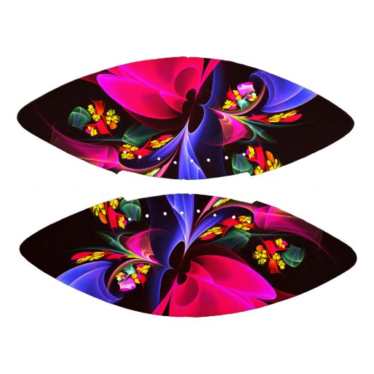 Modern kleurrijk bloemig Abstract kunstpatroon #06 American Football (Panelen)