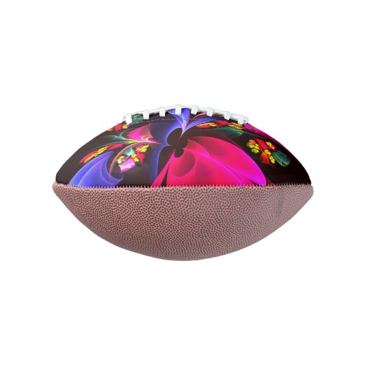 Modern kleurrijk bloemig Abstract kunstpatroon #06 American Football (Gedraaid 90)