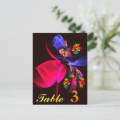 Modern kleurrijk bloemig Abstract kunstpatroon #06 Briefkaart (Staand voorkant)