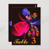 Modern kleurrijk bloemig Abstract kunstpatroon #06 Briefkaart (Voorkant / Achterkant)