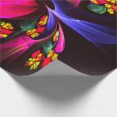 Modern kleurrijk bloemig Abstract kunstpatroon #06 Cadeaupapier (Hoek)