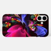 Modern kleurrijk bloemig Abstract kunstpatroon #06 Case-Mate iPhone Case (Achterkant (horizontaal))