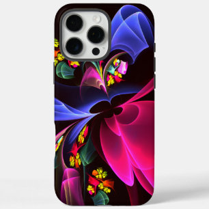 Modern kleurrijk bloemig Abstract kunstpatroon #06 iPhone 16 Pro Max Hoesje
