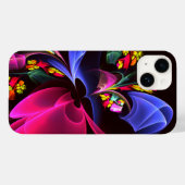 Modern kleurrijk bloemig Abstract kunstpatroon #06 Case-Mate iPhone Case (Achterkant (horizontaal))