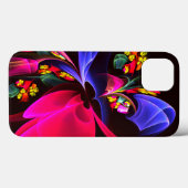 Modern kleurrijk bloemig Abstract kunstpatroon #06 Case-Mate iPhone Case (Achterkant (horizontaal))
