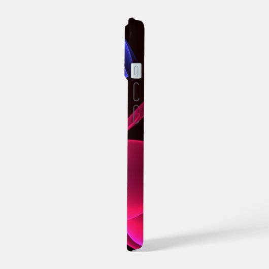 Modern kleurrijk bloemig Abstract kunstpatroon #06 iPhone 15 Case (Linkerkant)