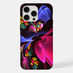 Modern kleurrijk bloemig Abstract kunstpatroon #06 iPhone 15 Pro Max Case