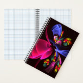 Modern kleurrijk bloemig Abstract kunstpatroon #06 Notitieboek (Binnen)