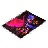 Modern kleurrijk bloemig Abstract kunstpatroon #06 Notitieboek (Linkerzijde)