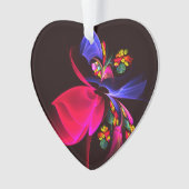 Modern kleurrijk bloemig Abstract kunstpatroon #06 Ornament (voorkant)