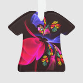 Modern kleurrijk bloemig Abstract kunstpatroon #06 Ornament (voorkant)