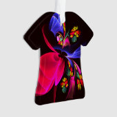 Modern kleurrijk bloemig Abstract kunstpatroon #06 Ornament (voorkant)