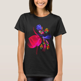 Modern kleurrijk bloemig Abstract kunstpatroon #06 T-shirt