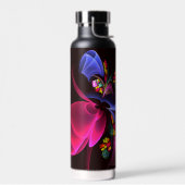 Modern kleurrijk bloemig Abstract kunstpatroon #06 Waterfles (Links)