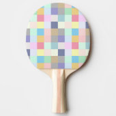 Modern kleurrijk dambord tafeltennisbatje (Voorkant)