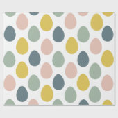Modern kleurrijk eierpatroon | Paspoortrooster Pa Cadeaupapier (Vlak)