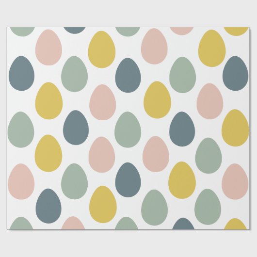 Modern kleurrijk eierpatroon | Paspoortrooster Pa Cadeaupapier (Vlak)