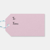 Modern kleurrijk Floral Pattern Cadeaulabel (Achterkant Horizontaal)