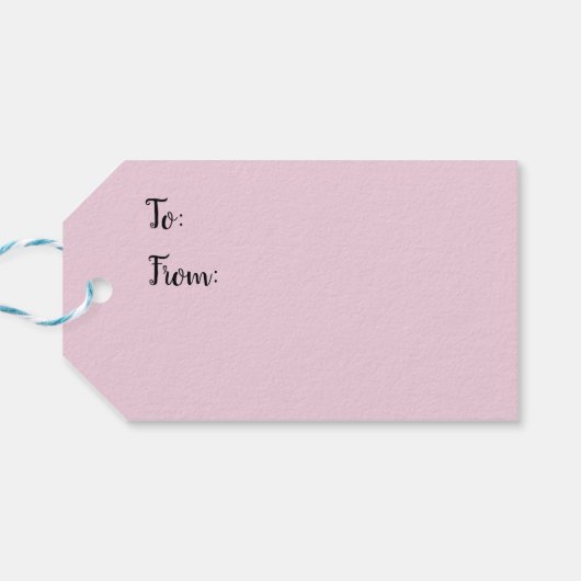 Modern kleurrijk Floral Pattern Cadeaulabel (Achterkant Horizontaal)