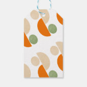 Modern kleurrijk geometrisch paddenstoel Baby show Cadeaulabel (Achterkant)