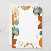 Modern kleurrijk geometrisch paddenstoel Baby show Kaart (Achterkant)