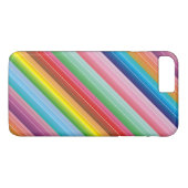 Modern kleurrijk gestreept patroon op maat Case-Mate iPhone case (Achterkant (Horizontaal))