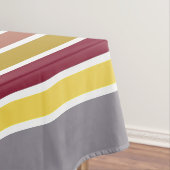 Modern kleurrijk gestreept tafelkleed (Voorbeeld)
