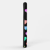 Modern kleurrijk hartpatroon Case-Mate iPhone case (Achterkant/rechts)