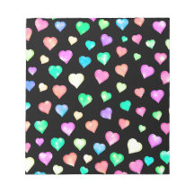 Modern kleurrijk hartpatroon