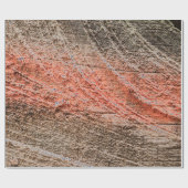 Modern Kleurrijk Houten Ontwerp Cadeaupapier (Vlak)