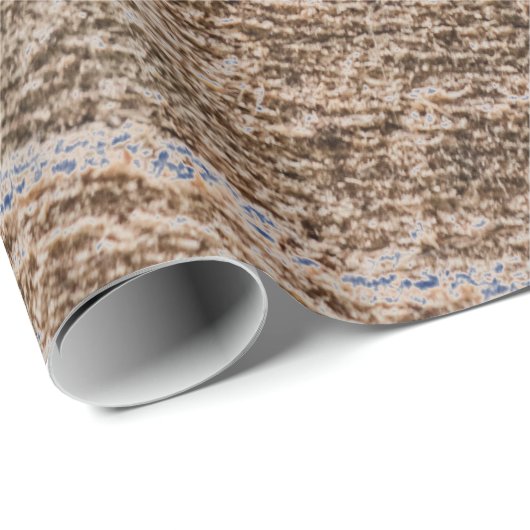 Modern Kleurrijk Houten Ontwerp Cadeaupapier (Rol Hoek)