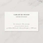 Modern kleurrijk huis blauw rood Sinaasappel afspr Visitekaartje (Achterkant)