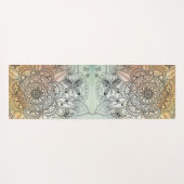 Modern kleurrijk Intricate Mandala Butterfly Yogamat (Achterkant (horizontaal))