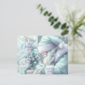 Modern Kleurrijk Kerst Theme Briefkaart (Staand voorkant)