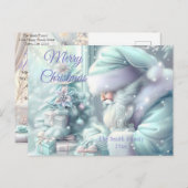 Modern Kleurrijk Kerst Theme Briefkaart (Voorkant / Achterkant)