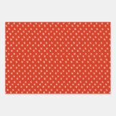 Modern kleurrijk kerstcadeau inpakpapier vel (Voorkant 3)