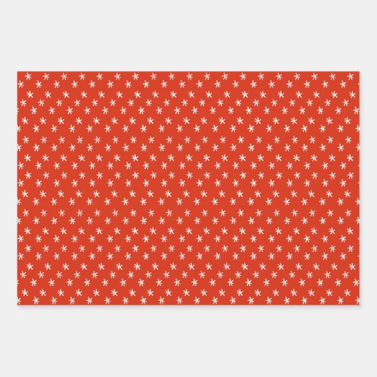 Modern kleurrijk kerstcadeau inpakpapier vel (Voorkant 3)