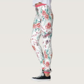 Modern kleurrijk kerstpatroon leggings (Links)
