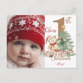 Modern kleurrijk kerstthema briefkaart (Voorkant)